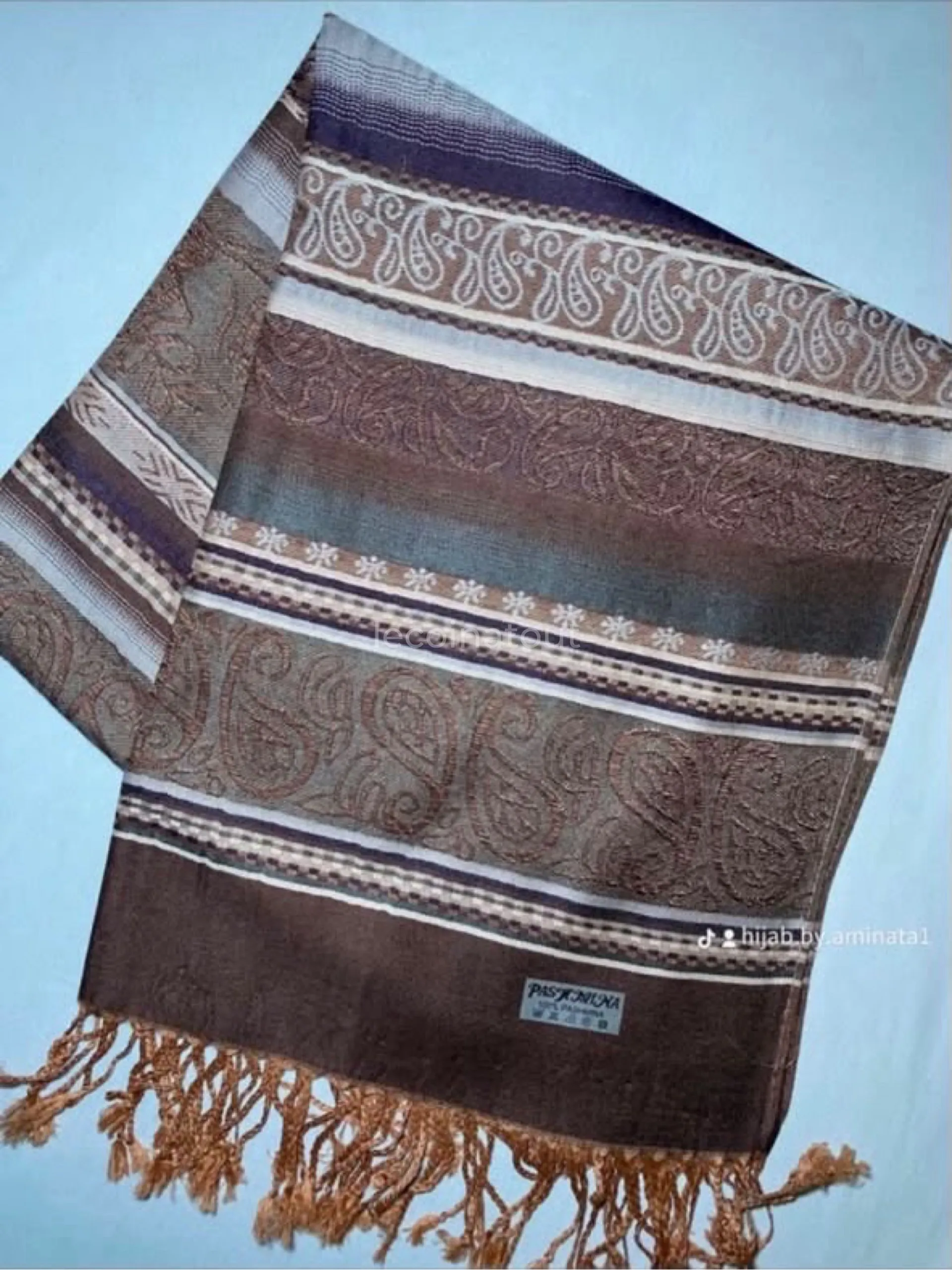 Echarpe pashmina élégante Homme et femme — photo 1, Touba
