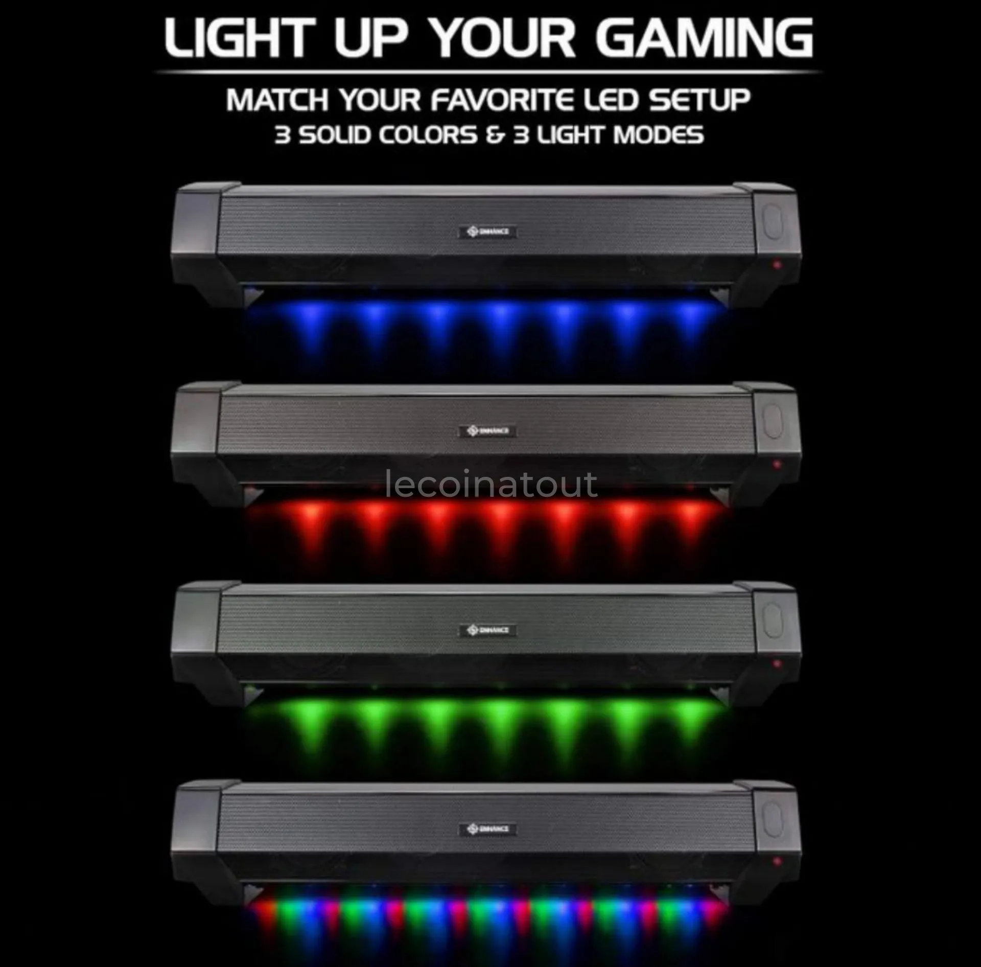Enceinte Gamer filaire avec LED anhance attack — photo 3, Guédiawaye
