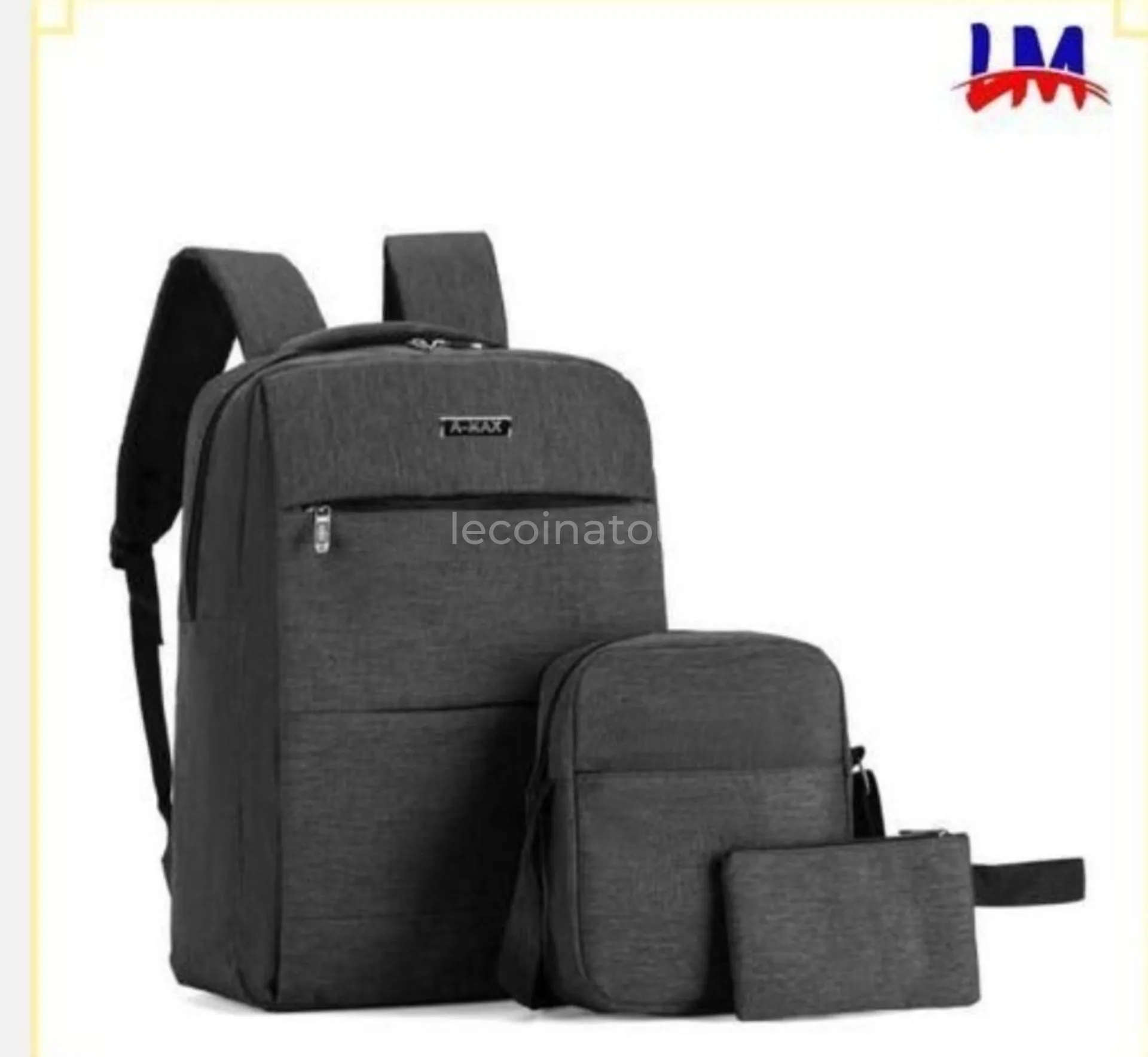 LM Sac à dos pour hommes de grande capacité en matériau amélioré LM, sac à dos pour hommes confortable et durable-gris
Marque: LM | — photo 1, Touba