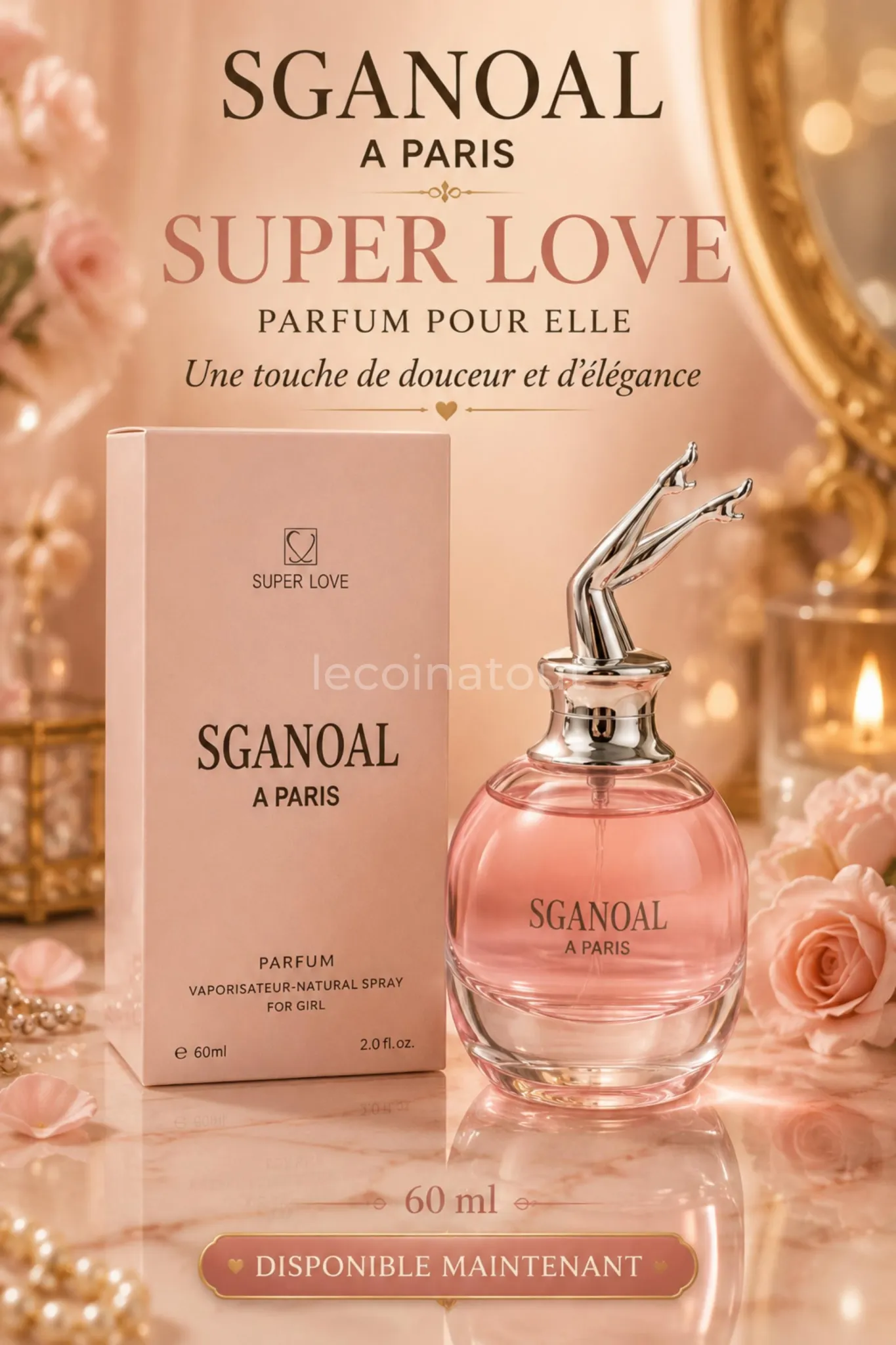 SGANOAL SUPER LOVE 60 ml – Parfum pour femme — photo 1, Thiès