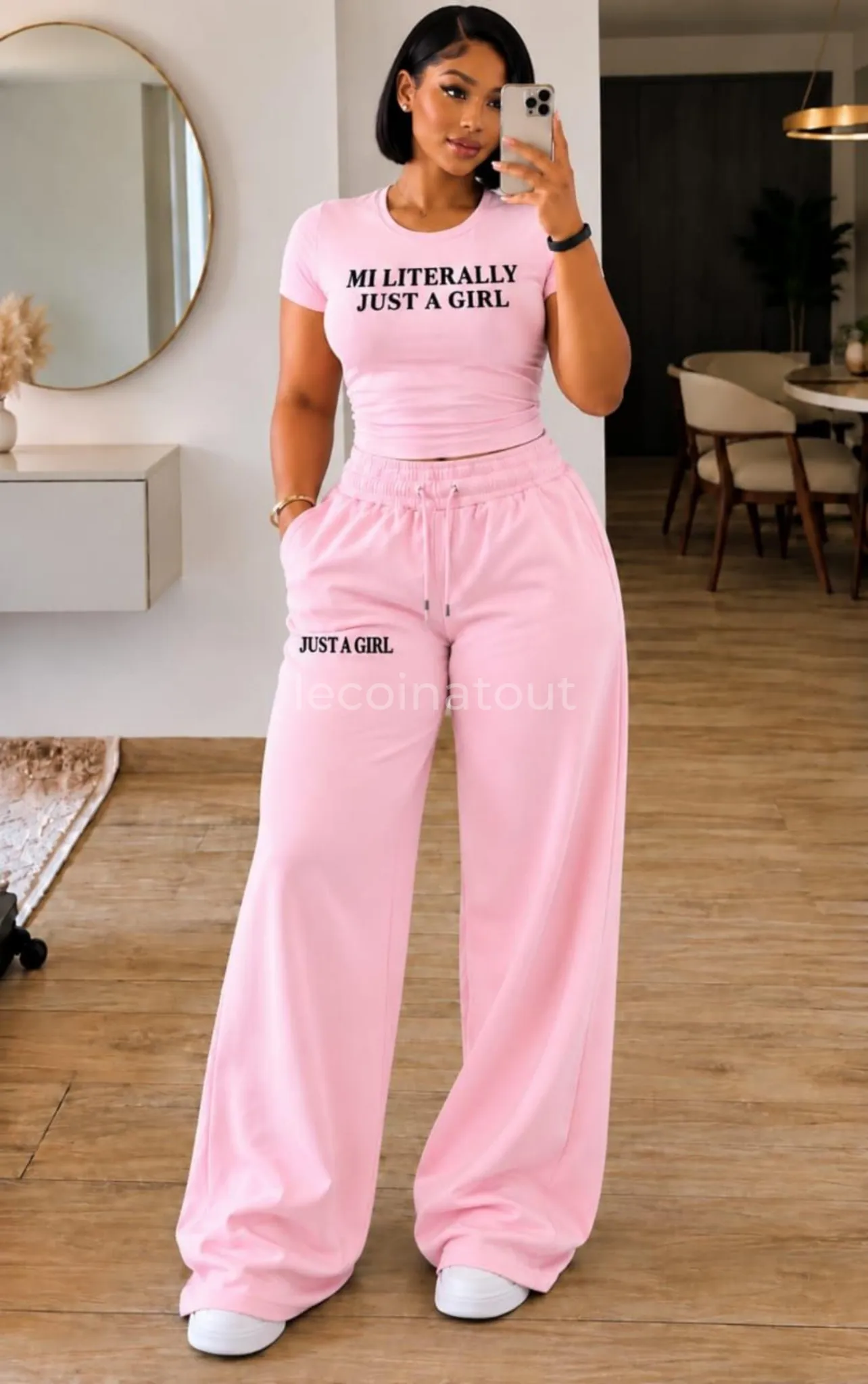 🤎 ENSEMBLE FEMME « JUST A GIRL » – STYLE CHIC & DÉCONTRACTÉ ✨ — photo 5, Rufisque