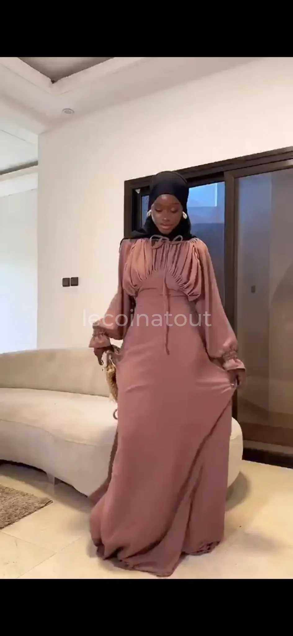 Robe longue à fronces – Féminité et élégance 🌸 — photo 1, Rufisque