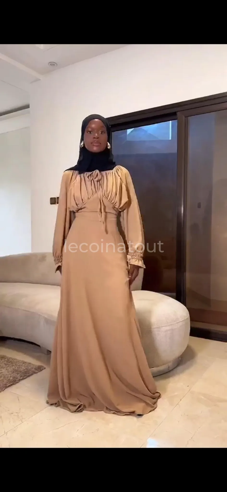 Robe longue à fronces – Féminité et élégance 🌸 — photo 2, Rufisque