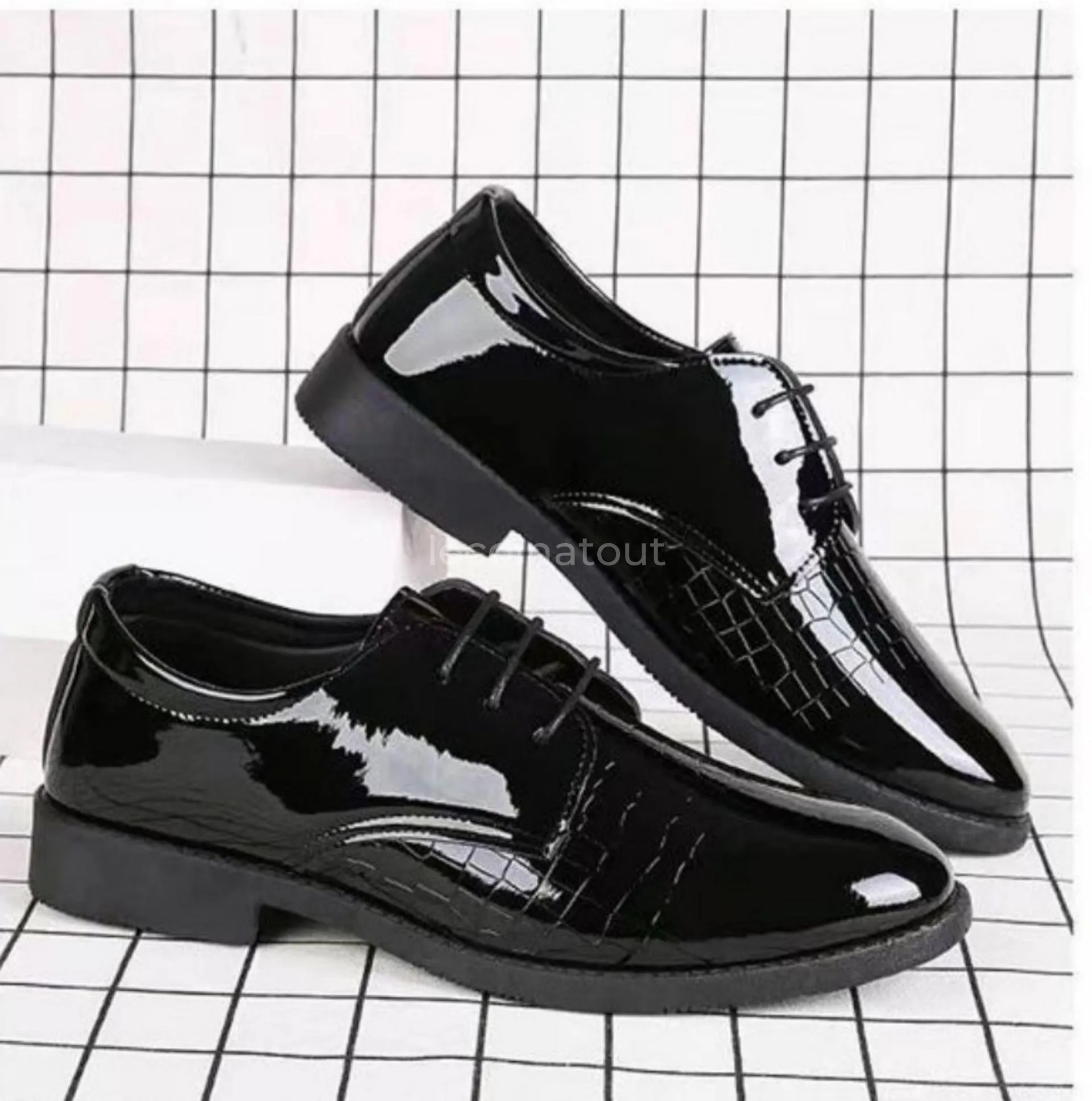 Chaussures de ville homme noir — photo 2, Dakar