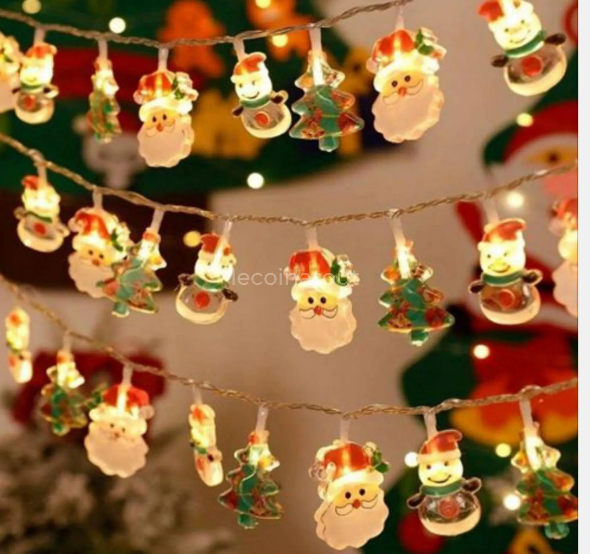 Guirlande lumineuse décoration père noël — photo 1, Dakar