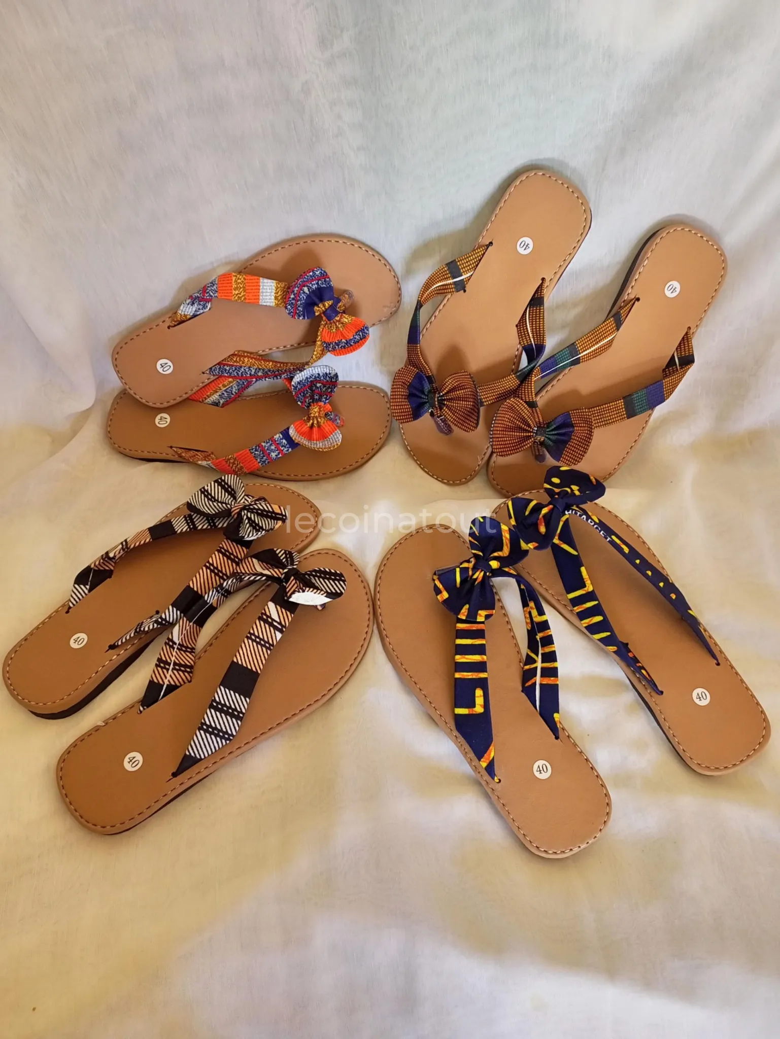 Sandales en wax — photo 3, Dakar