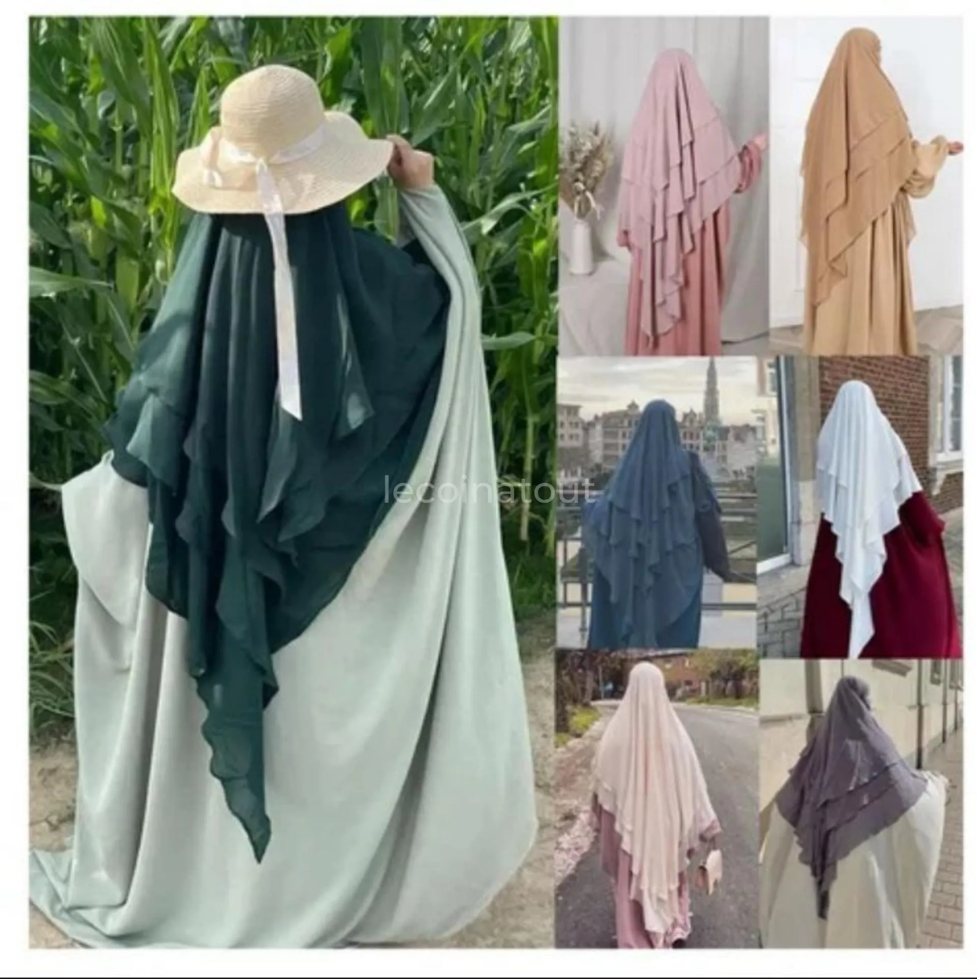 Voiles hijab — photo 4, Keur Massar