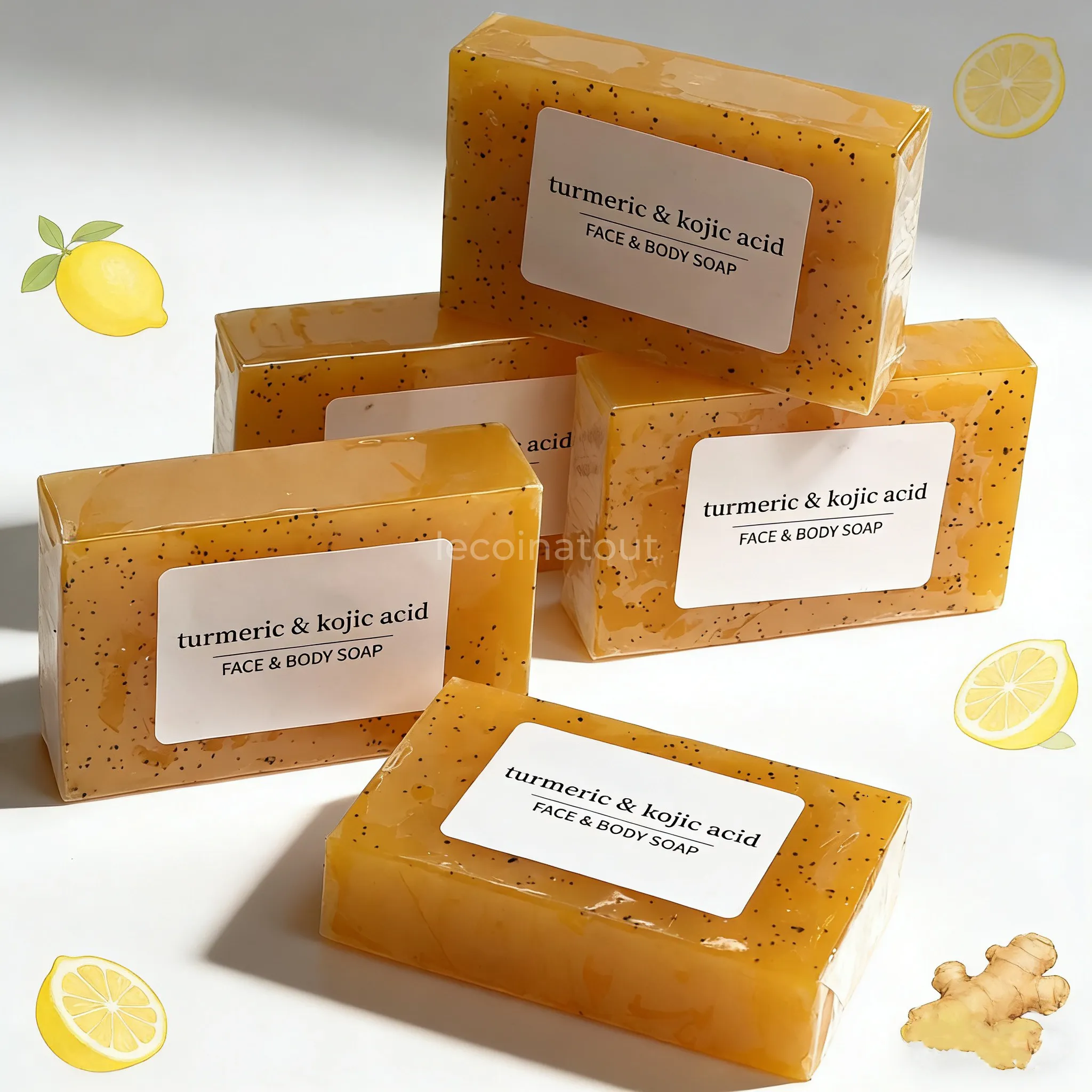 Savon Naturel Soin De La Peau - Curcuma Et Acide Kojic — photo 3, Dakar