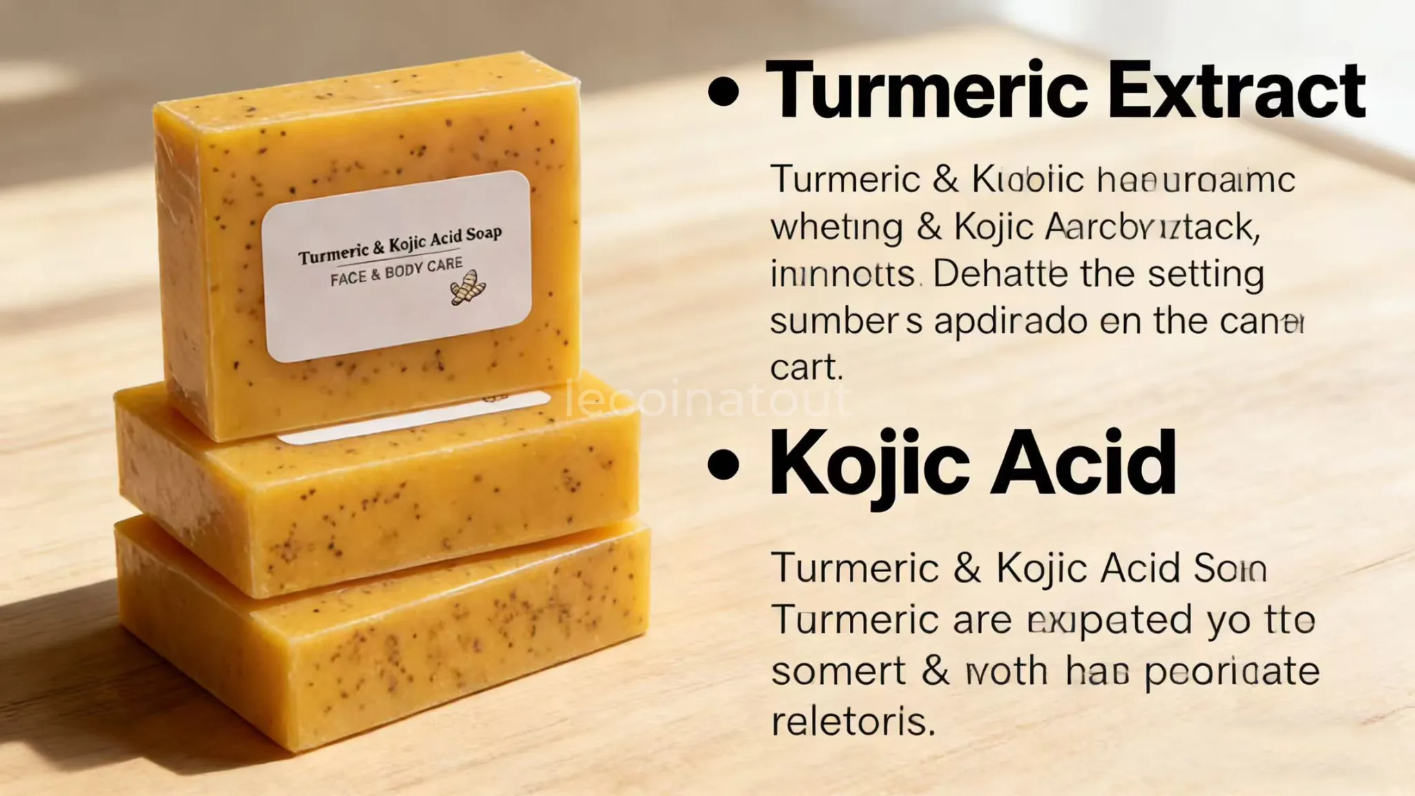 Savon Naturel Soin De La Peau - Curcuma Et Acide Kojic — photo 1, Dakar