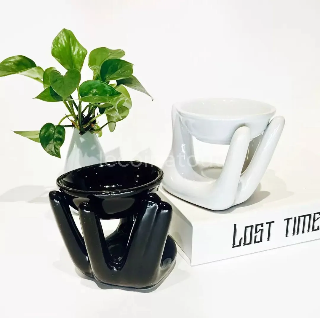 Brûleur d'Encens en Céramique Diffuseur d'Aromathérapie Design «main » — photo 4, Dakar