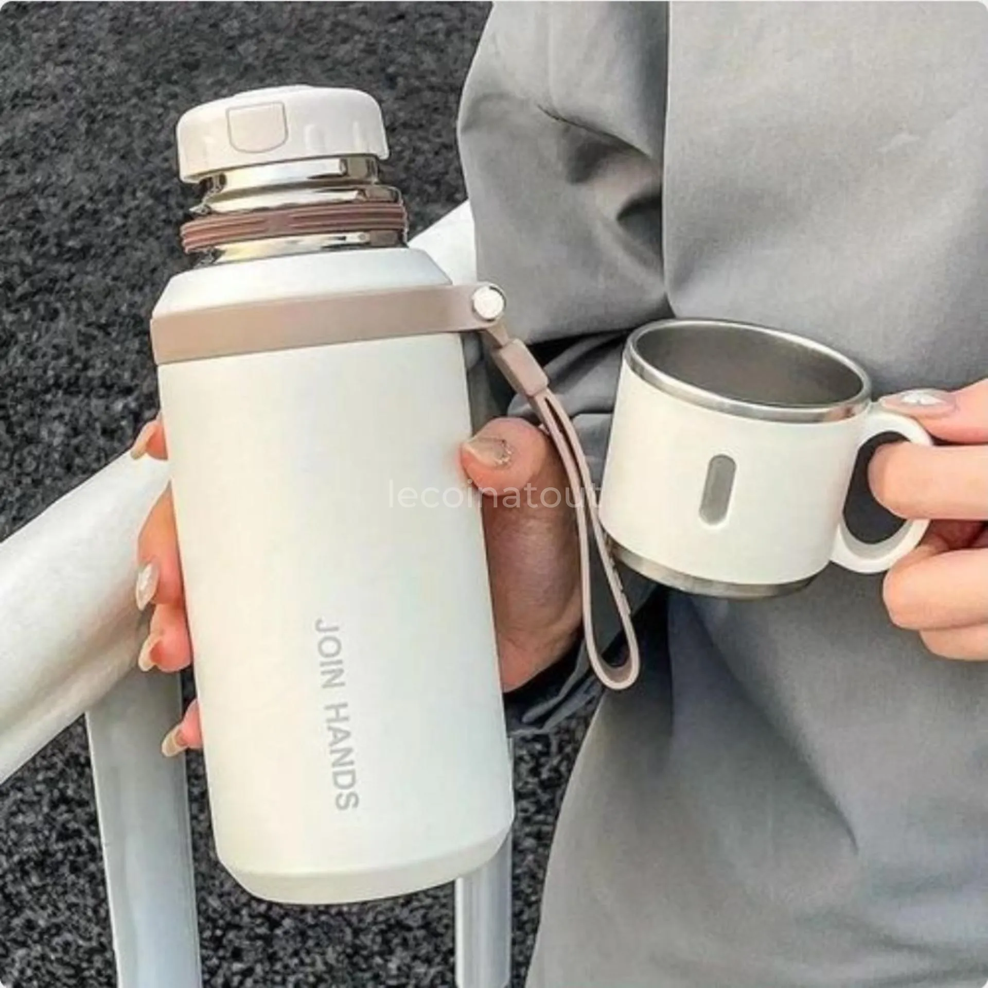 Bouteille Isotherme Thermos Inox SUS 316 600ml - Neuf — photo 4, HLM Hizbou Tarqiyyah
