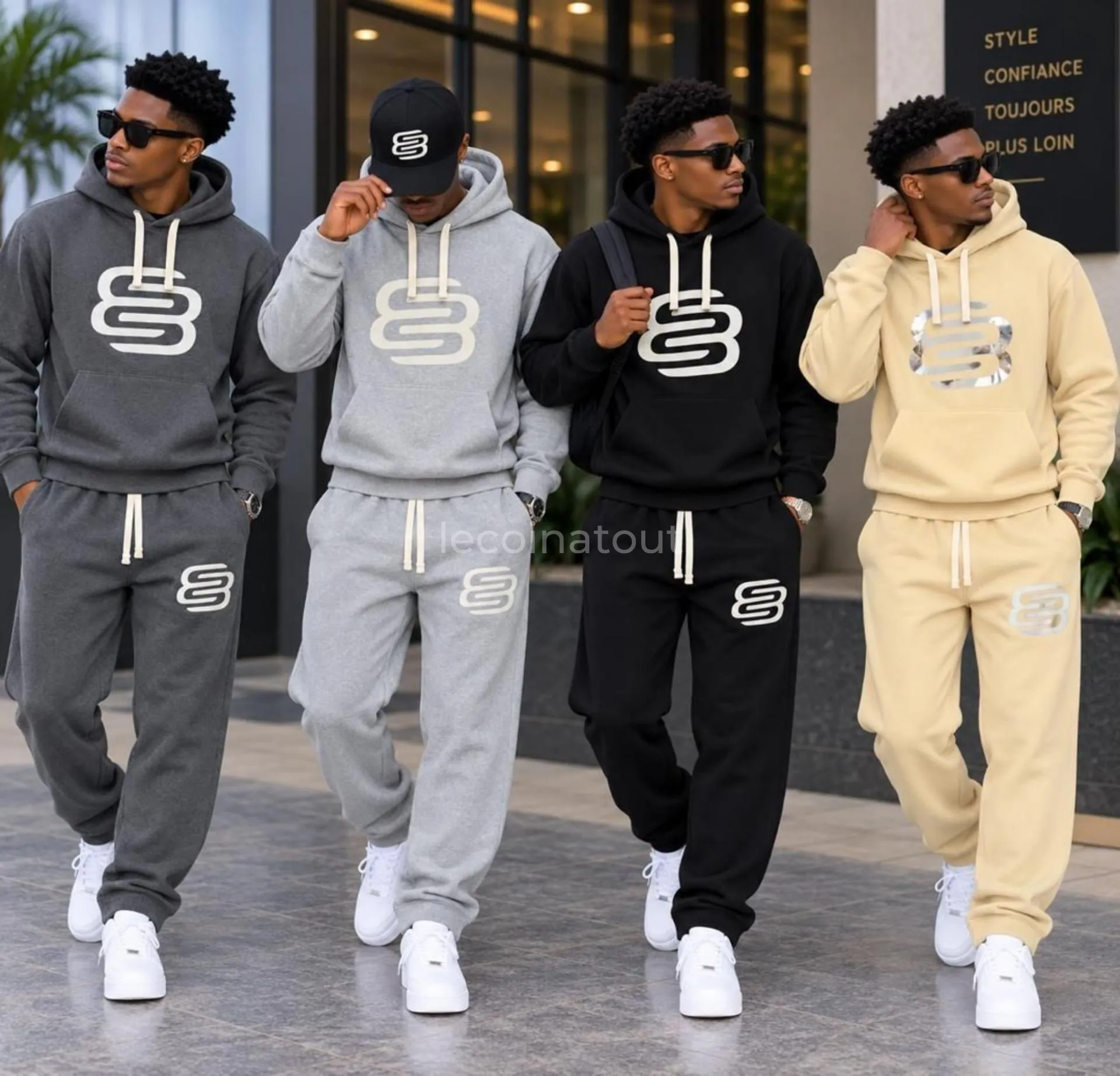 Ensembles Capuche & Jogging Tendance Plusieurs Coloris - Neuf — photo 3, Dakar