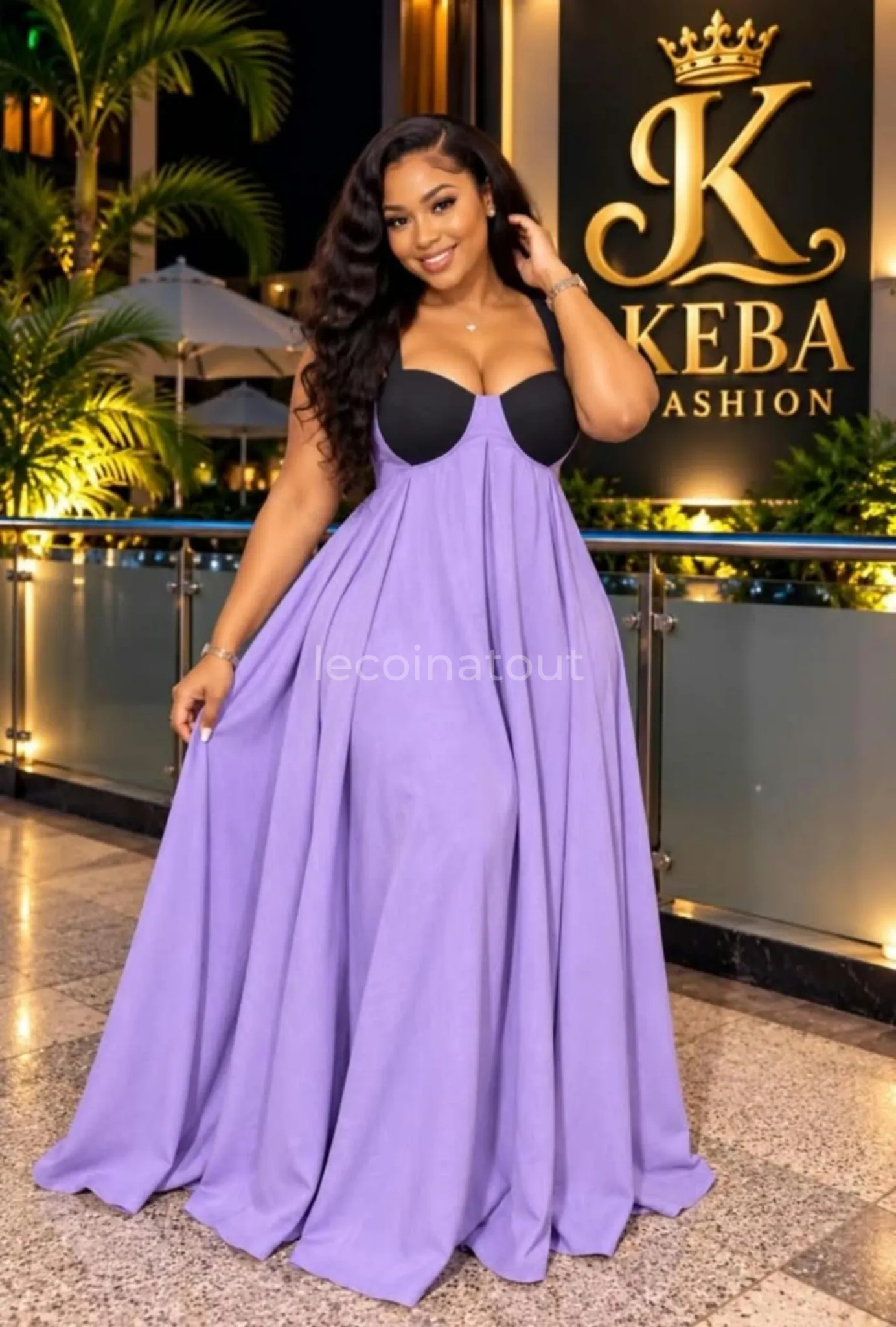 Élégante Robe Maxi Style Empire Plusieurs Couleurs - Neuf — photo 2, Dakar