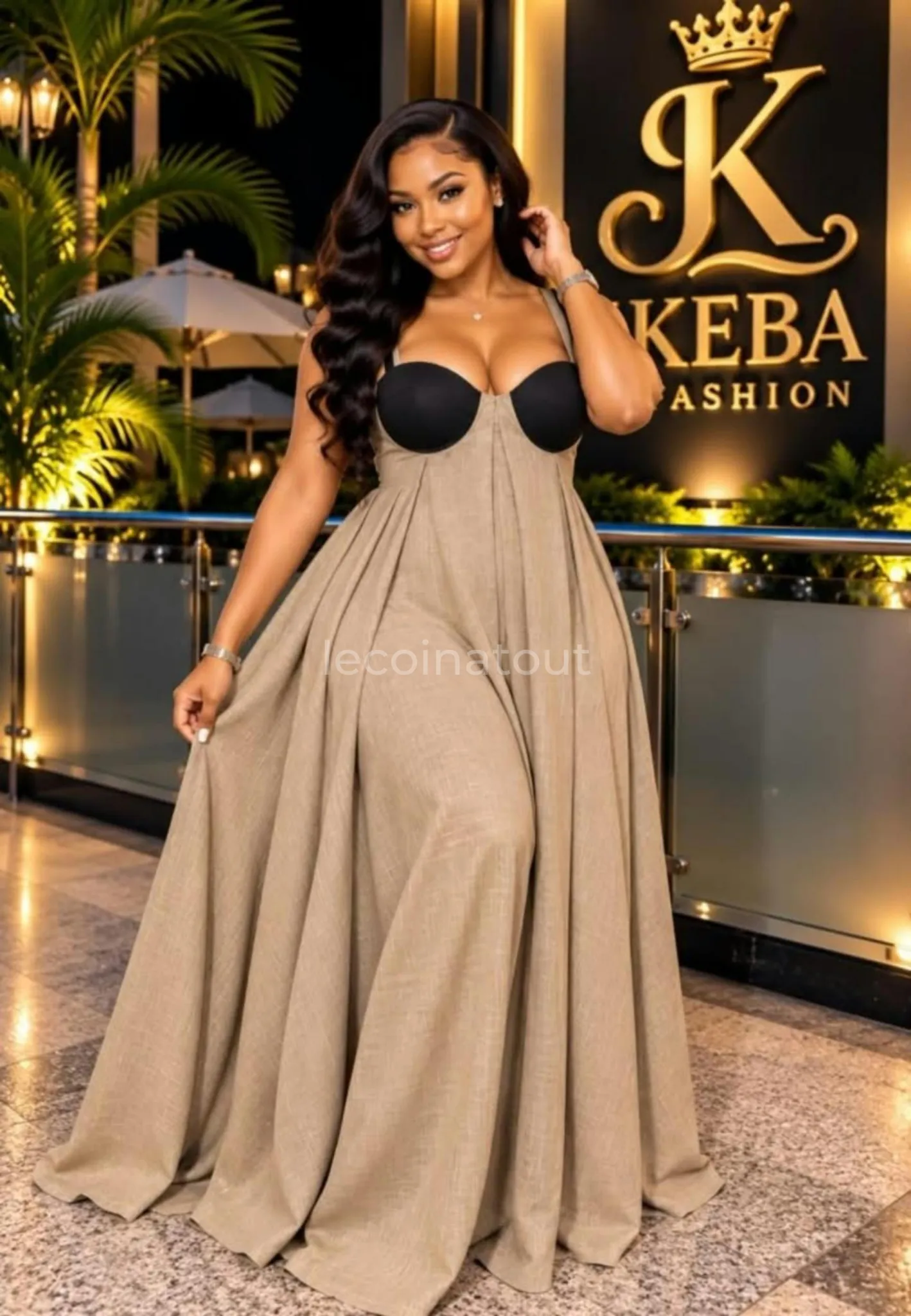Élégante Robe Maxi Style Empire Plusieurs Couleurs - Neuf — photo 5, Dakar