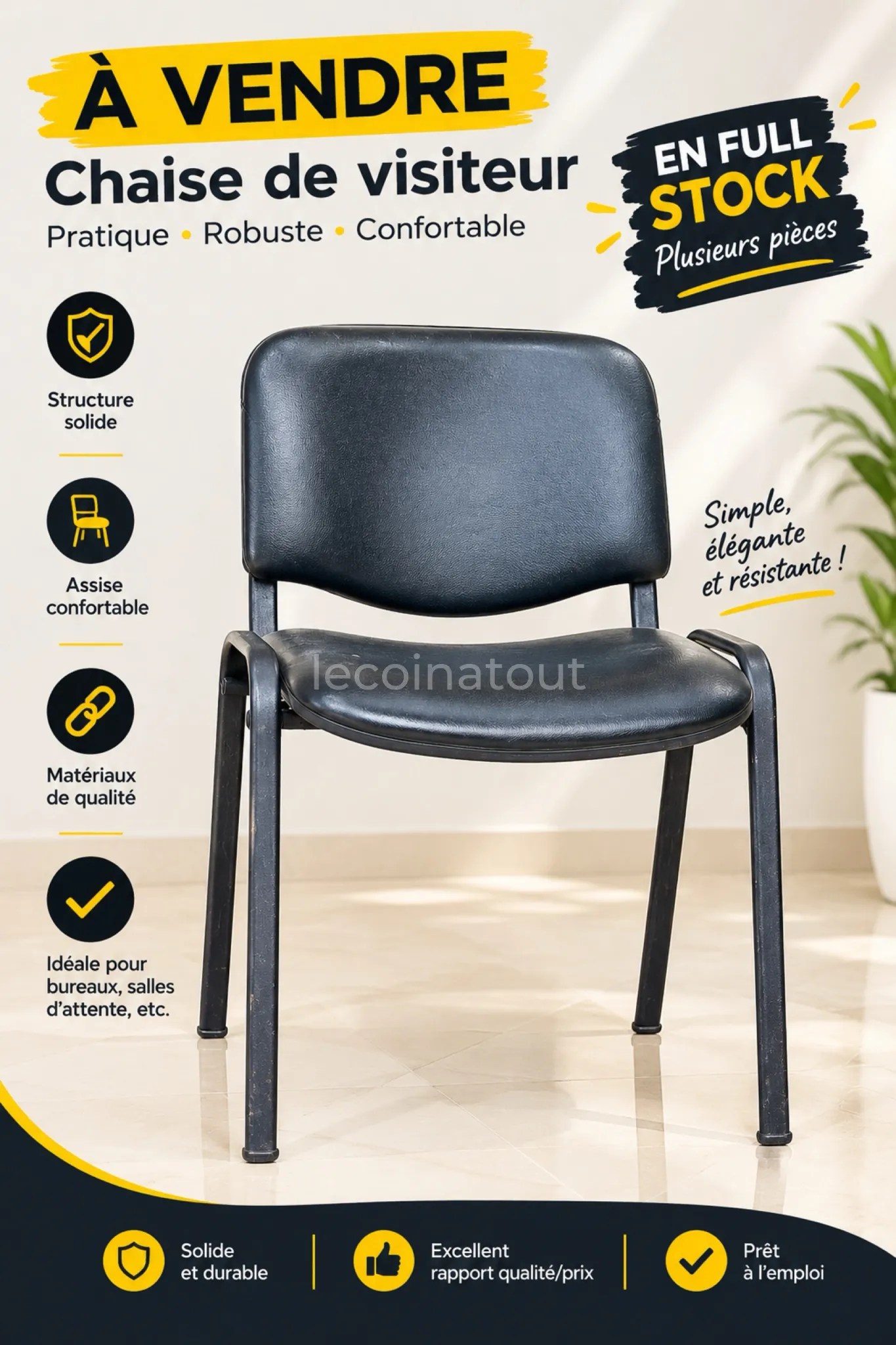 Chaises disponible en stock — photo 1, Gand Mbao