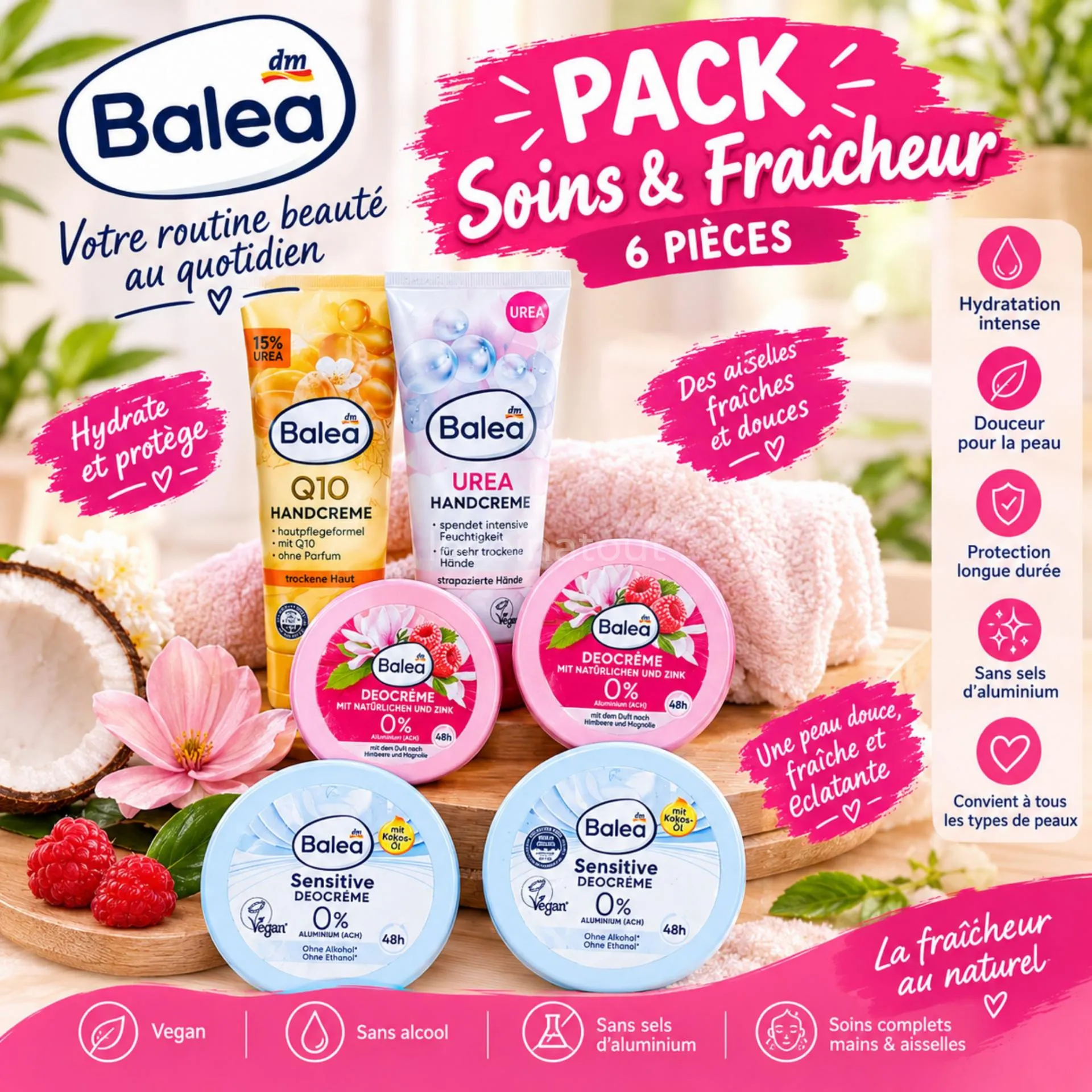 Vente flash ensemble deocrem crème mains — photo 1, Pikine